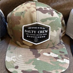 Salty Crew Green and Brown Adventure Jacket